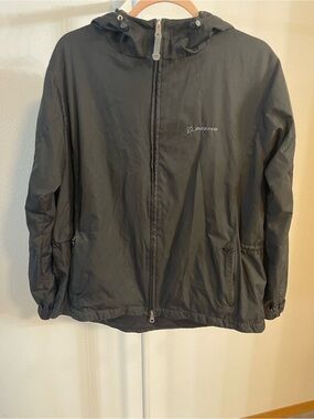 Boeing women’s large Black Kids Lightweight Hooded Jacket